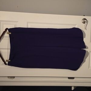 Purple gaucho pants, L